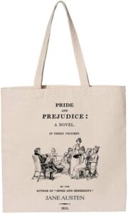 Universal Zone Literary tote bag. Handbag with book design. Book Bag. Library bag. Market bag - Image 3