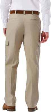 Men's Comfort Stretch Classic Fit Flat Front Cargo Pant - Regular and Big & Tall Sizes - Image 2