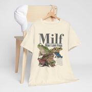 Man I Love Frogs Shirt, Vintage Meme Frog Shirt, Silly Tee, Gag Gift for Gen Z, Inappropriate Funny Gag Gift, Gen Z Meme Tee - Image 3