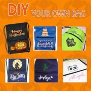 Drawstring Backpack Bag Sport Gym Sackpack - Image 3