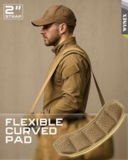 Shoulder Strap Pad for Tactical Pouch, Universal Bag Strap with Detachable Thick Pad Single Shoulder Straps Replacement - Image 4