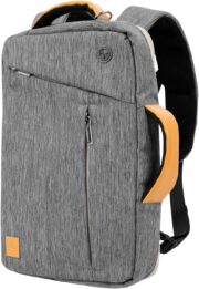 3-in-1 Universal 10 12-inch Covertible Laptop Messenger Shoulder Bag (Grey) - Image 5